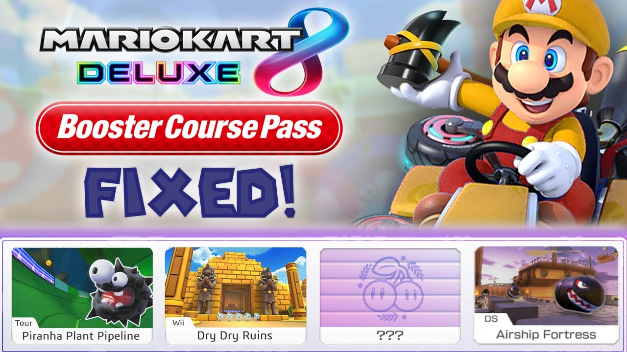 Исправление пропуска на курс Mario Kart 8 Deluxe Booster