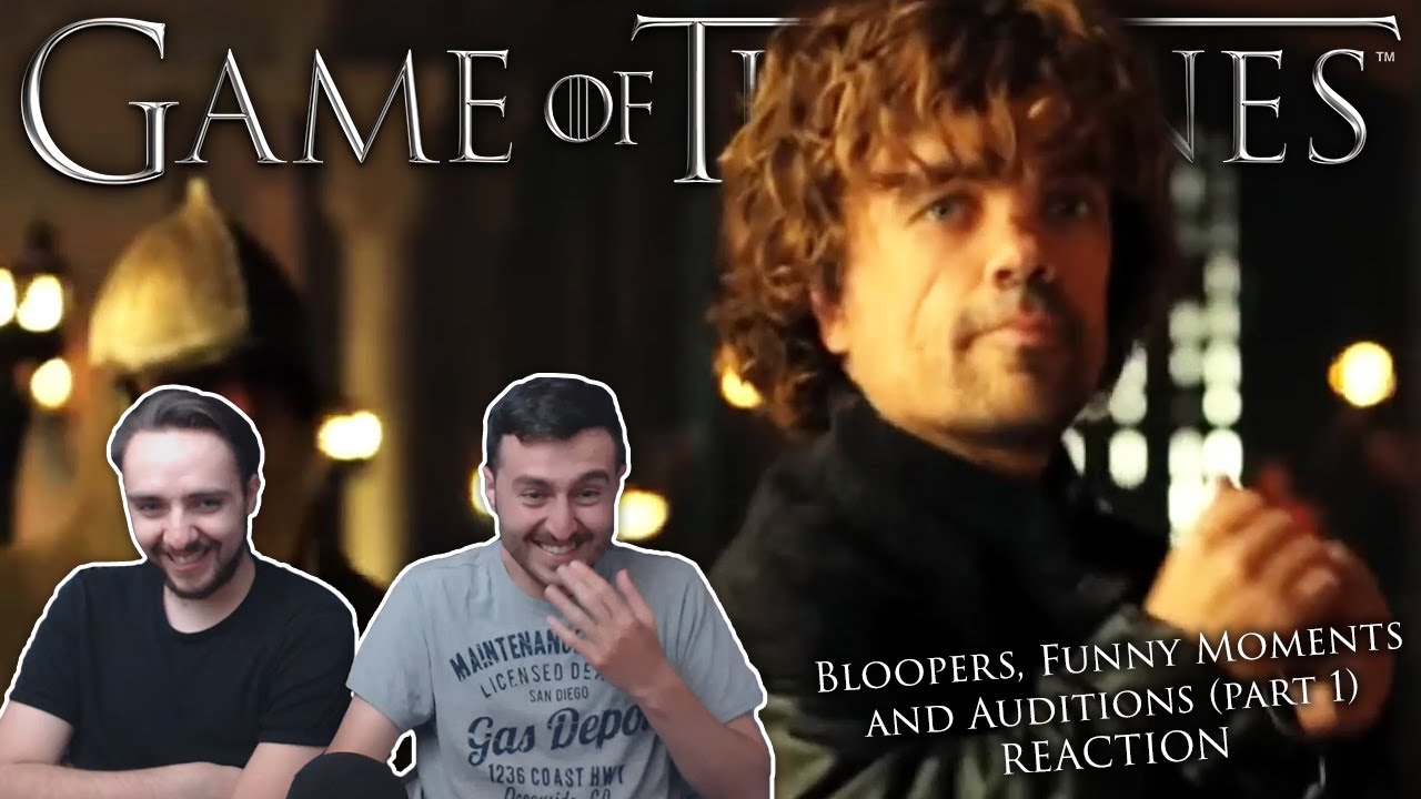 Game of Thrones: Bloopers, Funny Moments and Auditions (Part 1) REACTION