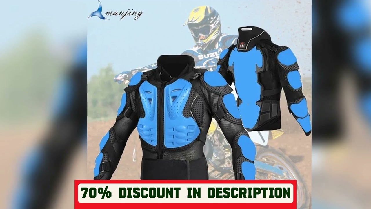 A must-have product #Motorcycle Full Body Armor Jacket Off-Road Riding Travelling Motocross ATV Di
