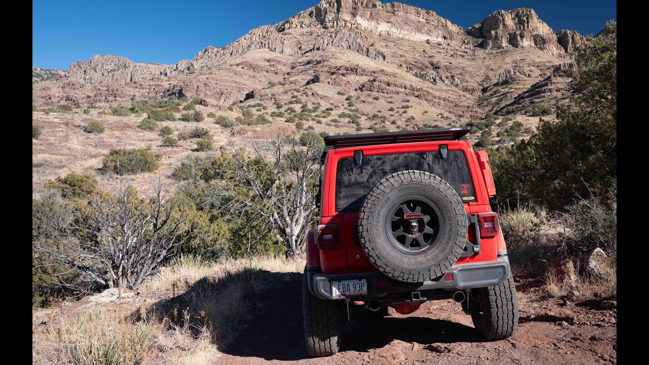 Off road to Jackson Cabin in the mountains west of Willcox Arizona