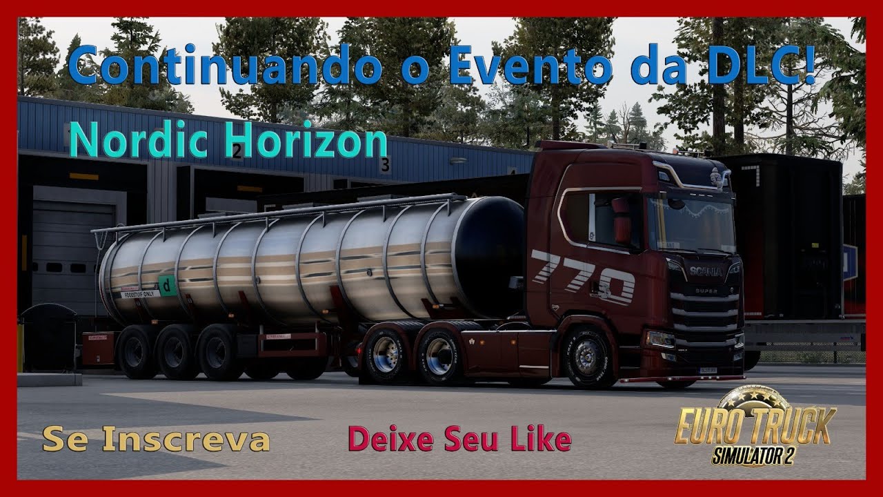 🔴Euro Truck Simulator 2 + Evento da DLC Nordic Horizons