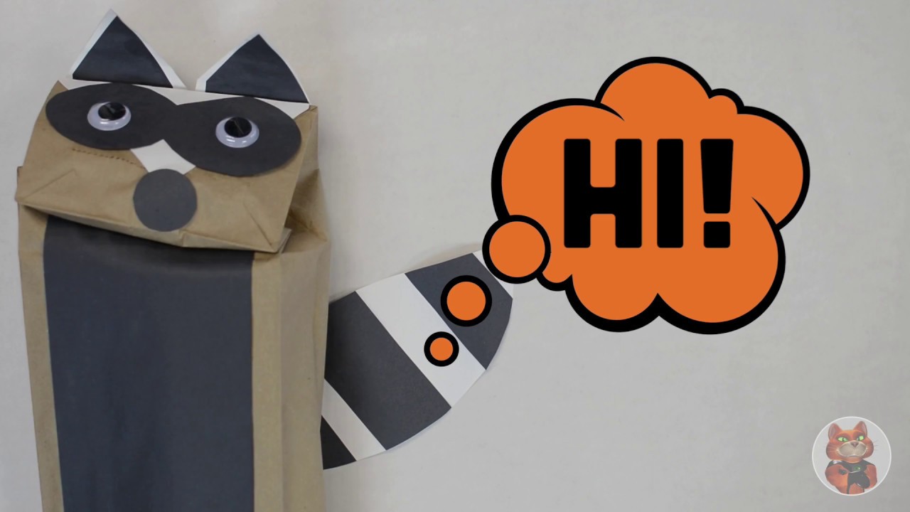 How to Make a Paper Bag Raccoon: DIY Crafts for Kids