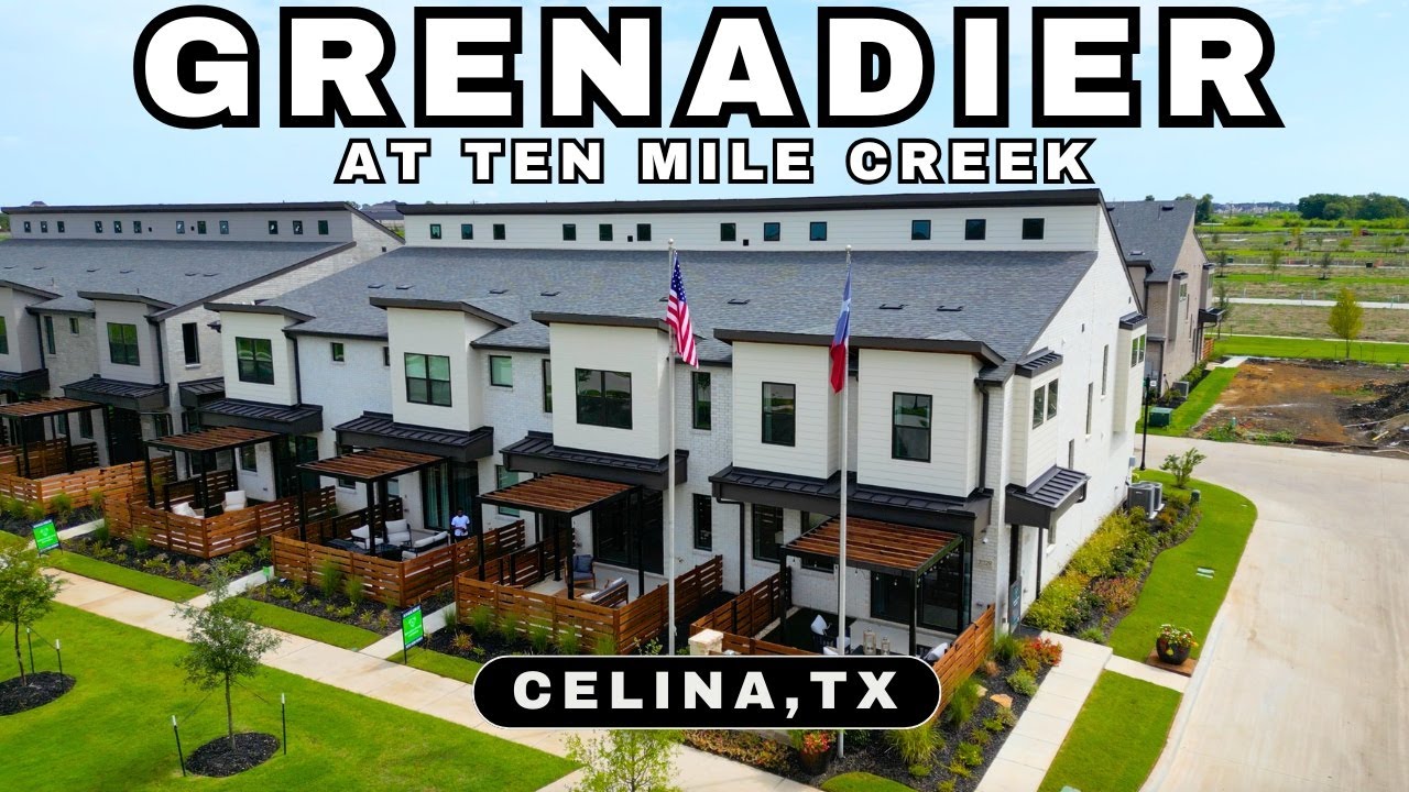Grenadier Townhomes at Ten Mile Creek | Model Home Tour | New Construction in Celina, TX