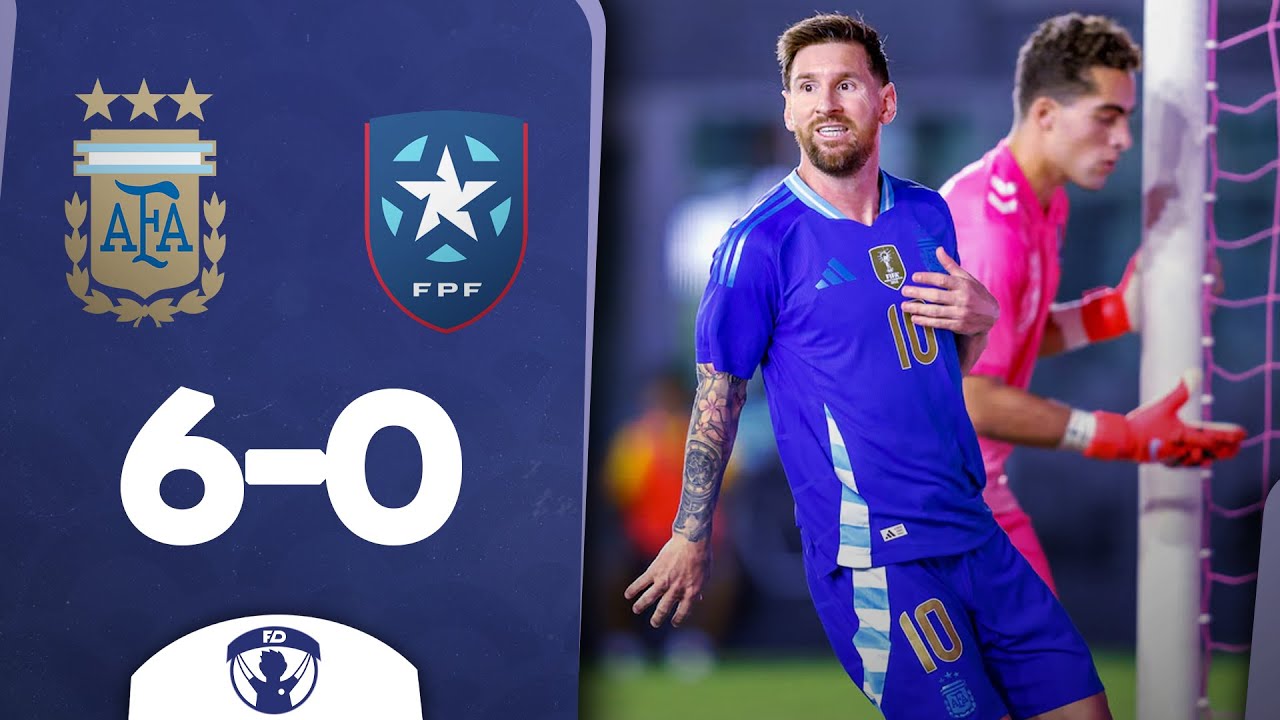 🔴 GOLEADA ARGENTINA 6-0 ANTE PUERTO RICO!! AMISTOSO RUMBO AL MUNDIAL 2026