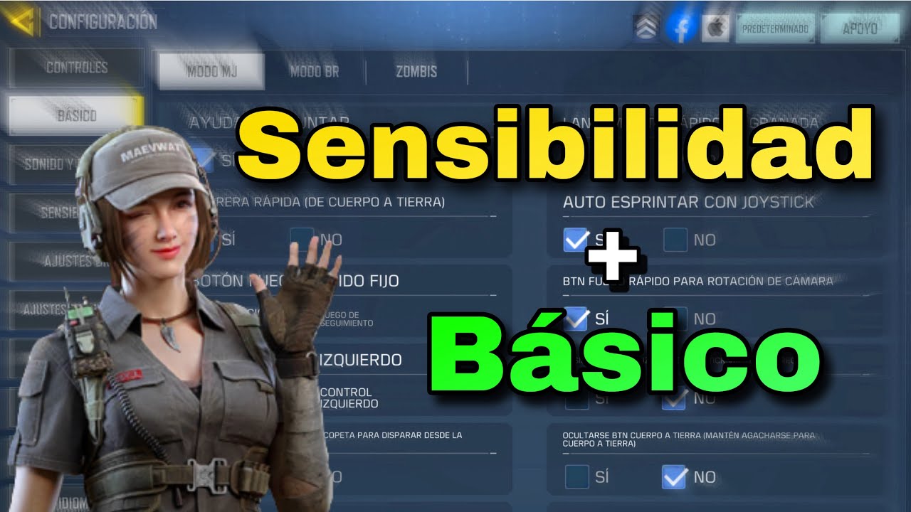 Configuración de sensibilidad y básico para Call of Duty mobile😱😱😱