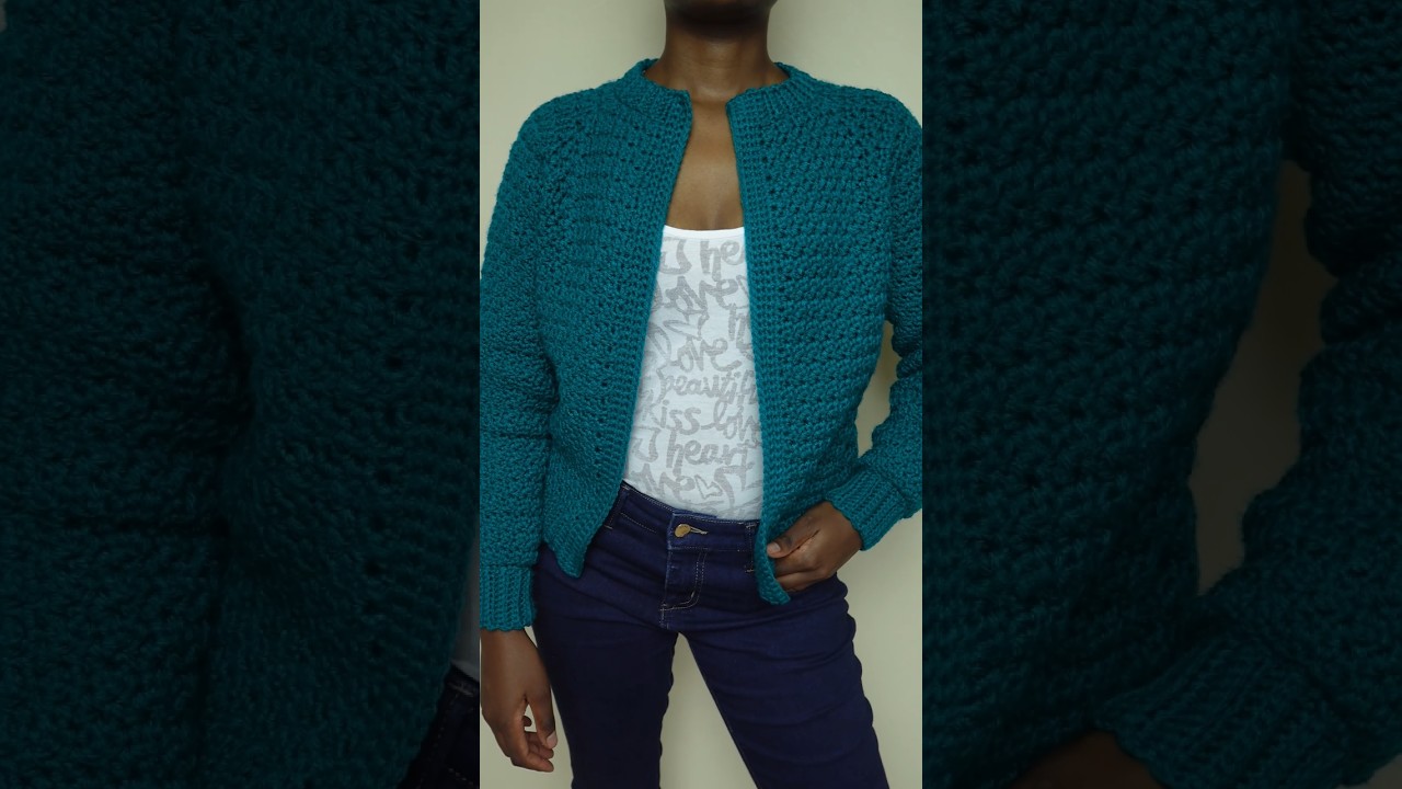 Easy crochet cardigan