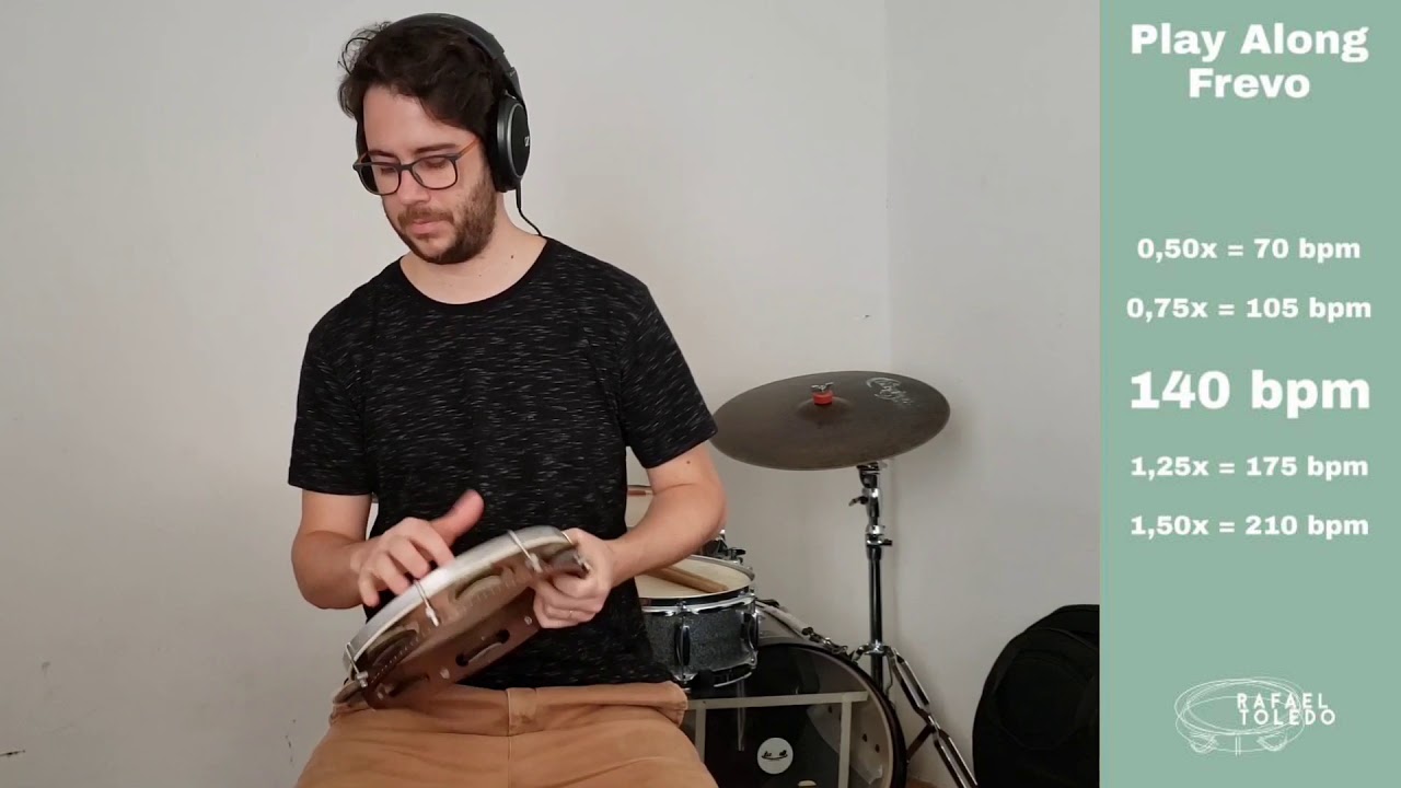 Play Along Frevo | 140 bpm | Rafael Toledo Pandeiro