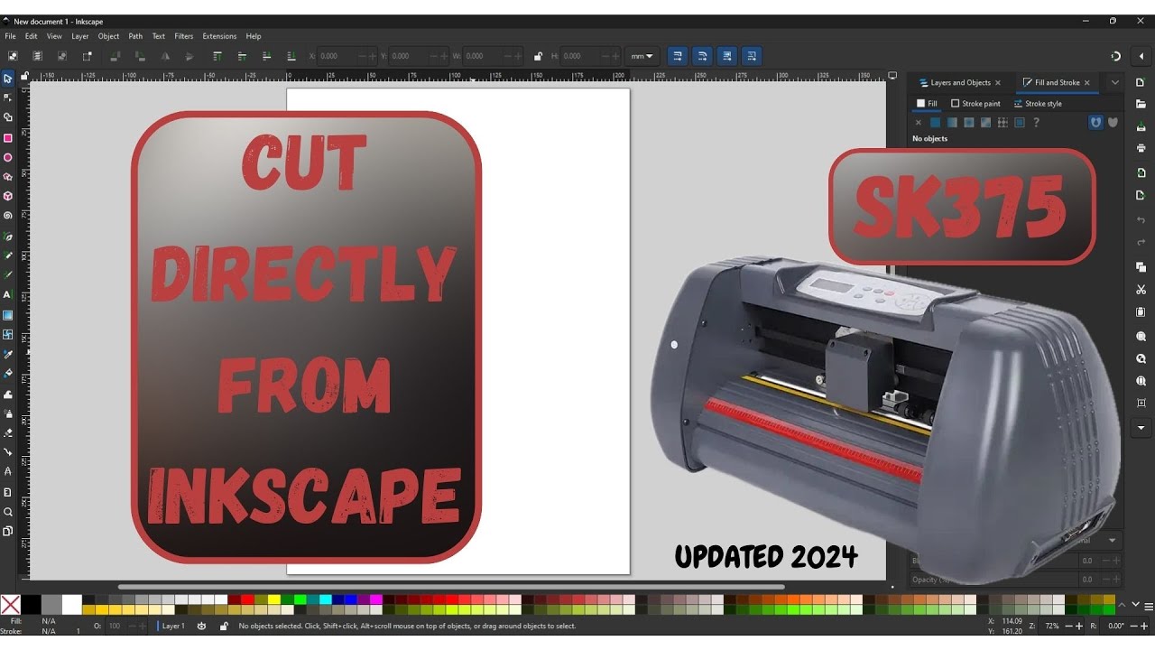 CUT DIRECTLY FROM INKSCAPE ON SK375 EBAY VINYL CUTTER PLOTTER (UPDATED)