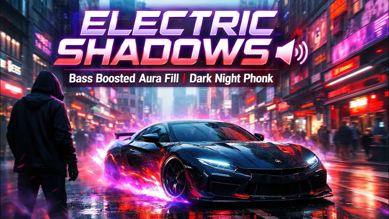 Electric Shadows 🔊 | Bass Boosted Aura Fill | Dark Night Phonk 2026