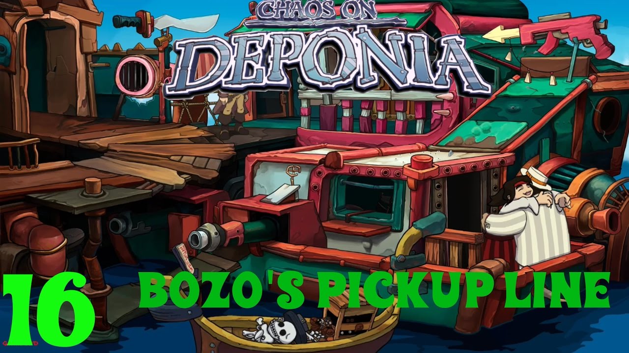 Chaos on Deponia Walkthrough (Part 16) - Bozo's Pickup Line (Spunky Goal)