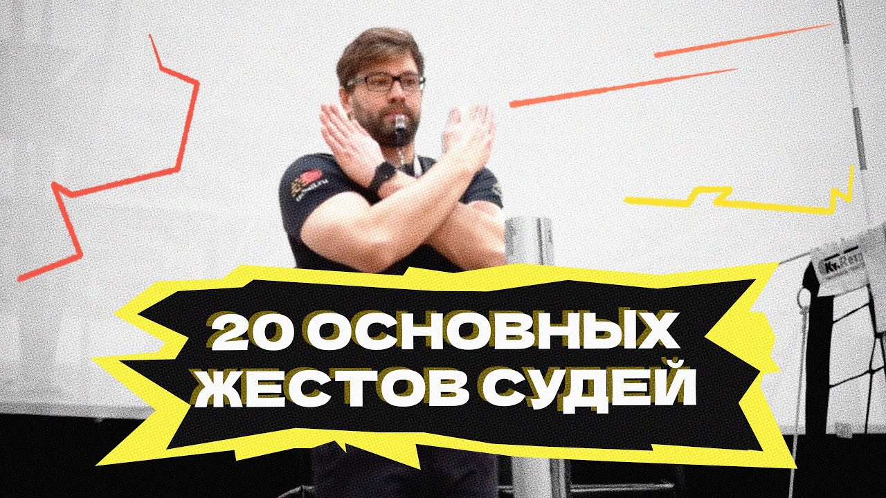 20 основных судейских жестов в волейболе