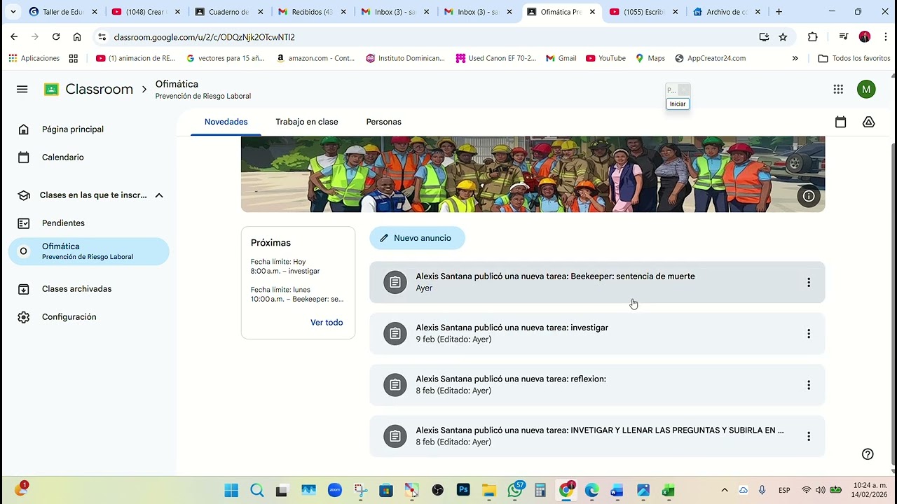 como guardar documentos, imagen o videos en class room