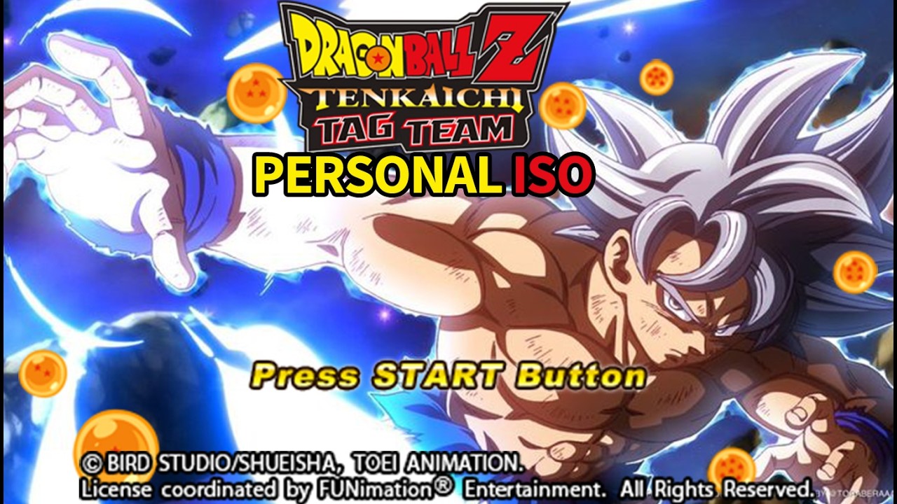 Personal ISO of Dragon Ball Z Tenkaichi Tag Team DBZ TTT MOD PPSSPP ISO