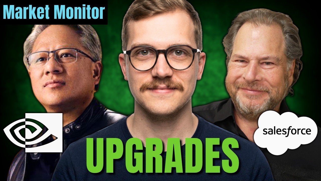 Nvidia&rsquo;s Earnings Review, NVDA Upgrades, Hugging Face Deal | Market Monitor