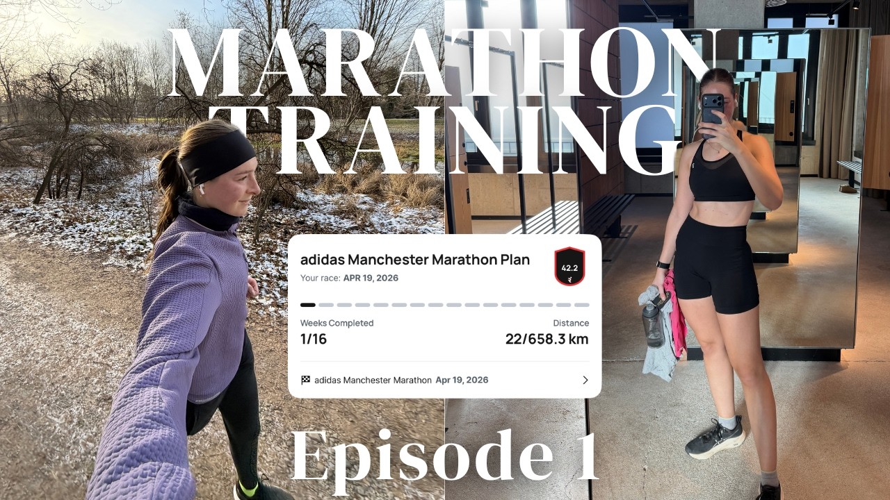 Manchester Marathon Prep - Episode 1 | Neuer Trainingsplan, neues Fitnessstudio 😱 & Ernährungstipps!