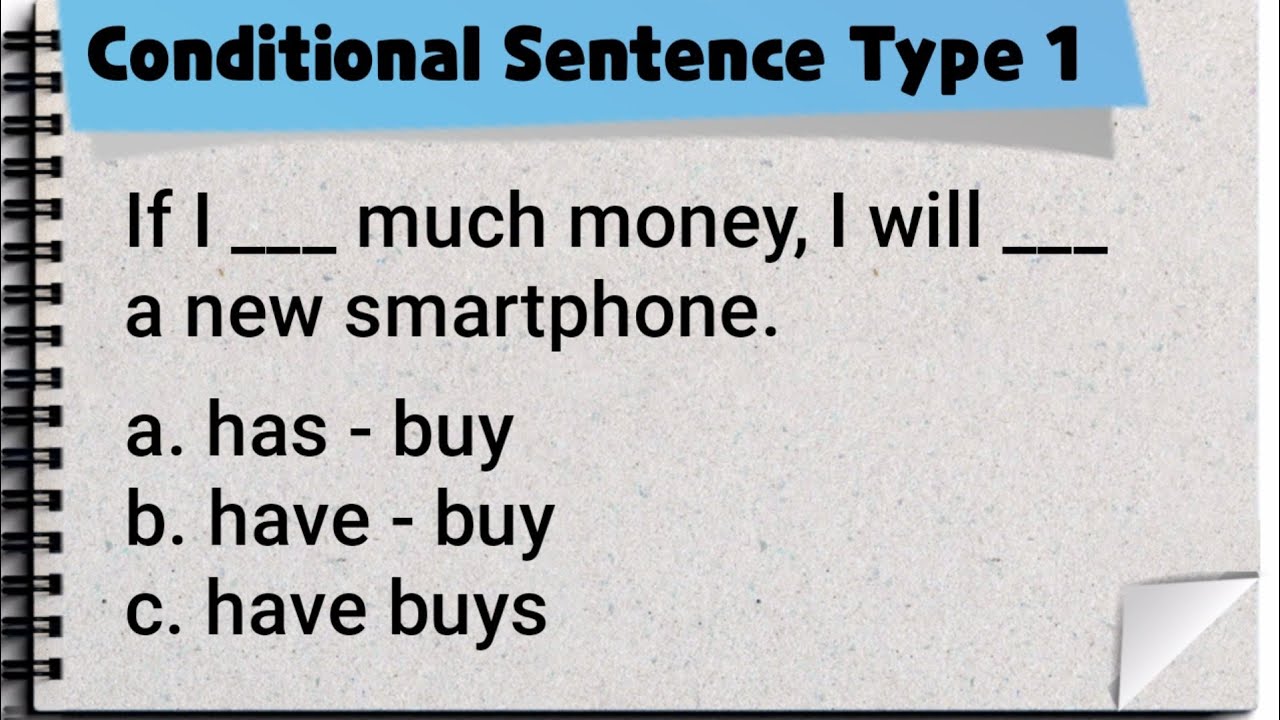 Conditional Sentence Type 1 || quiz