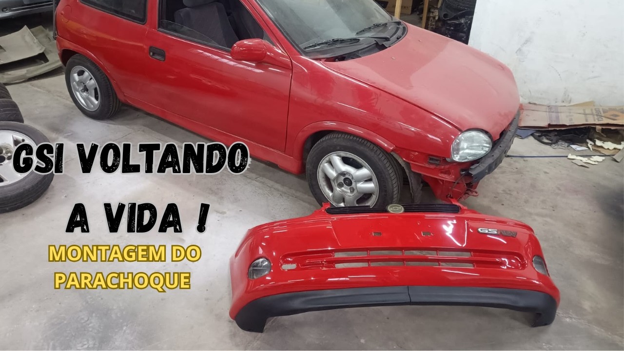 Parachoque Corsa GSi - Montando todos os detalhes !