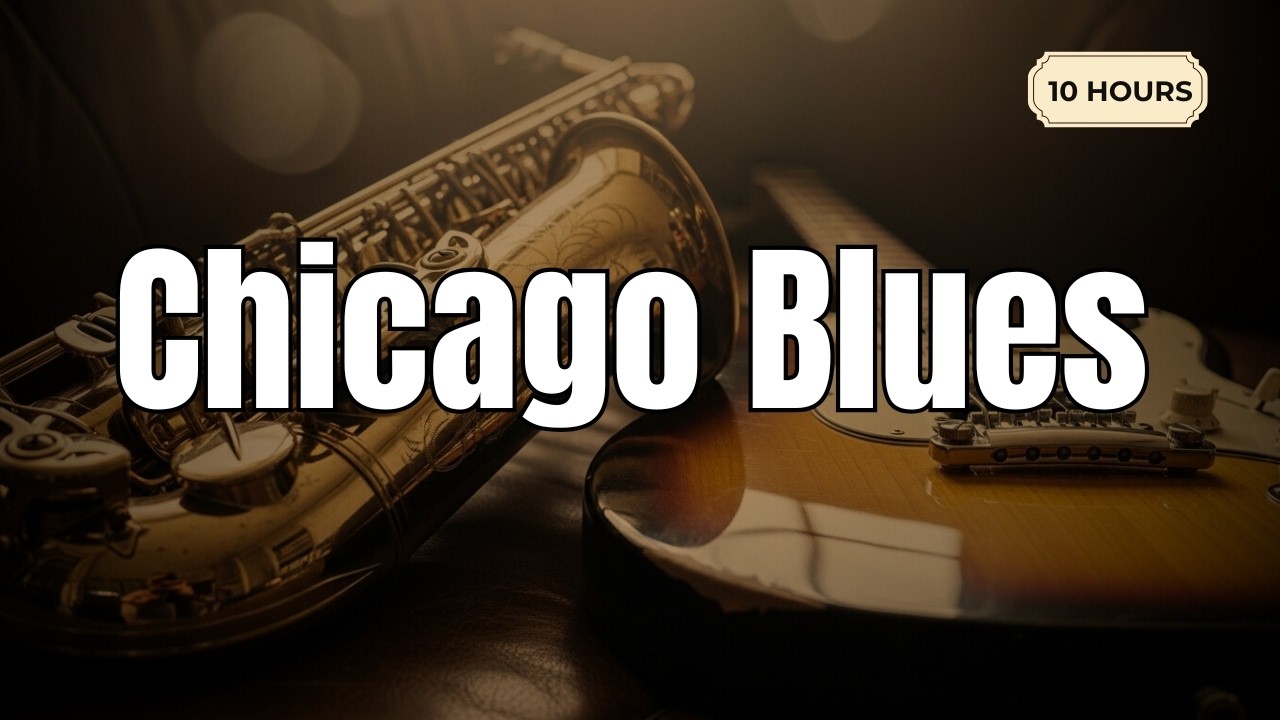 Midnight in the Windy City: 10 Hours of Raw Chicago Blues (Guitar & Sax)