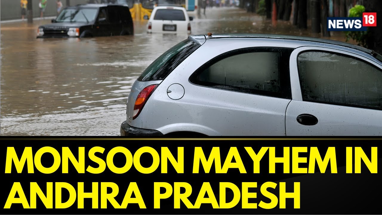 Andhra Pradesh Floods 2024 | Roads And Highways Submerged Under Water Due To Heavy Rains In Andhra