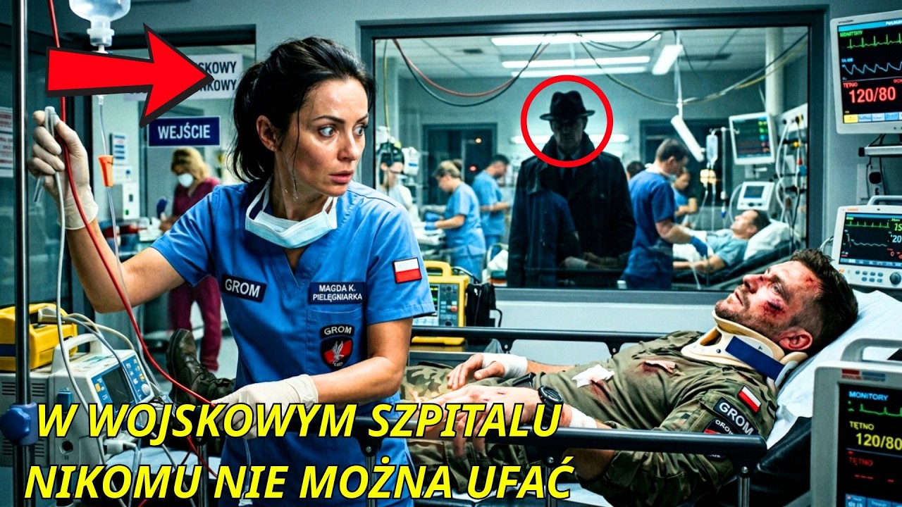 Ranny oficer GROM dał tajny sygnał pielęgniarce, a szpital zamarł