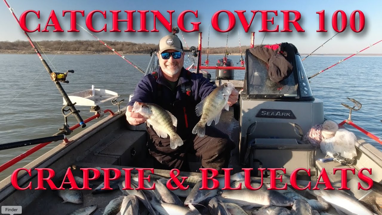 Setting Out To Catch 100 Fish. Fishing For Catfish and Crappie Using Garmin Livescope.