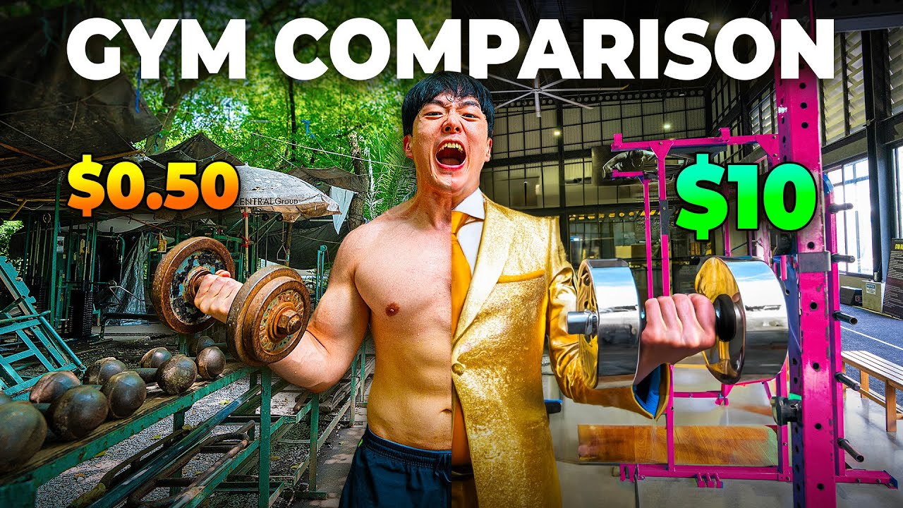 $0.50 Gym VS $10 Gym in Asia