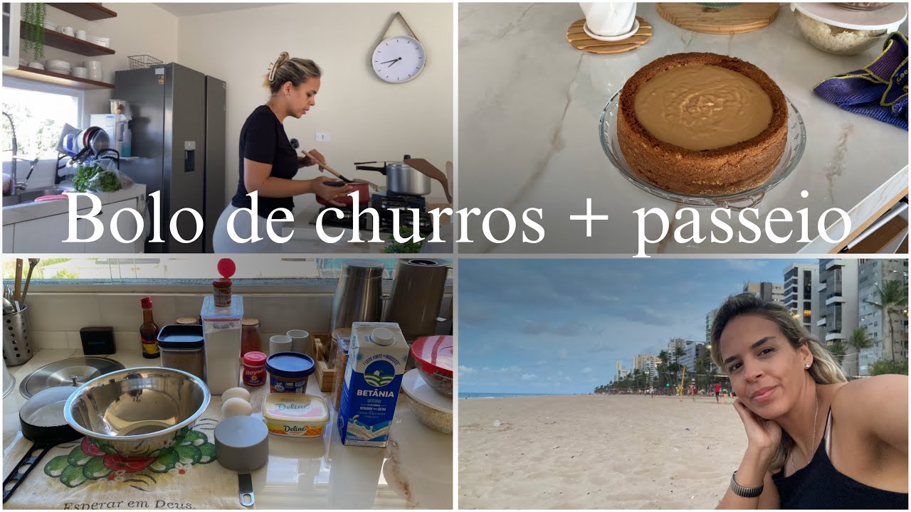 Bolo de churros + ￼ passeio com a família ￼