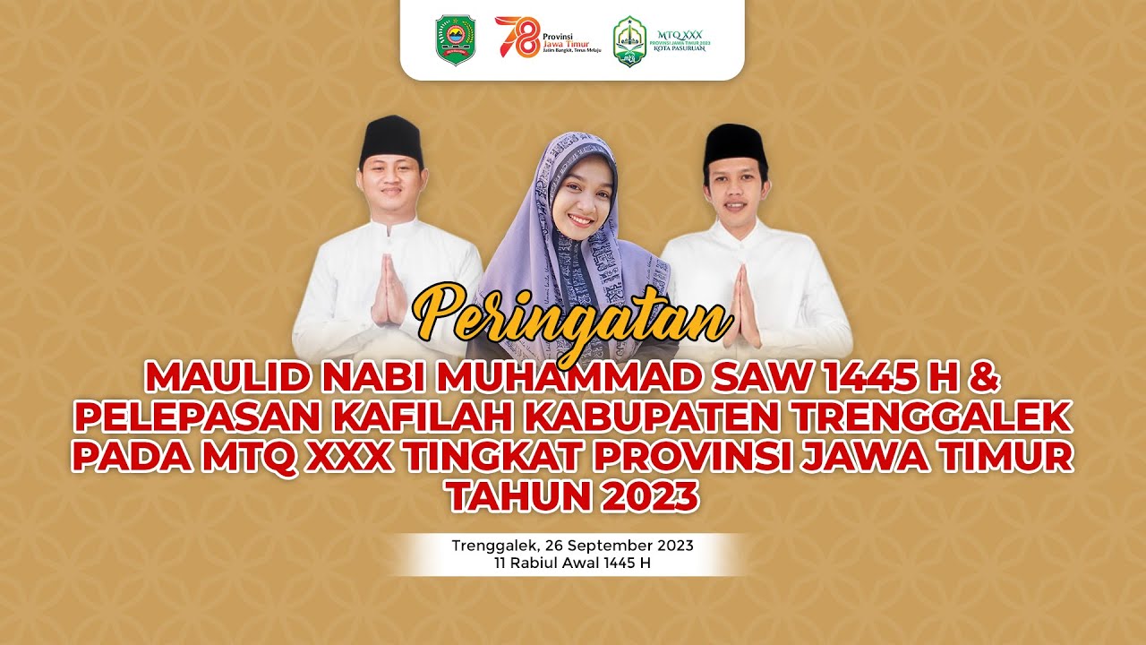 MAULID NABI MUHAMMAD SAW 1445 H BERSAMA NING UMI LAILA | PEMKAB TRENGGALEK