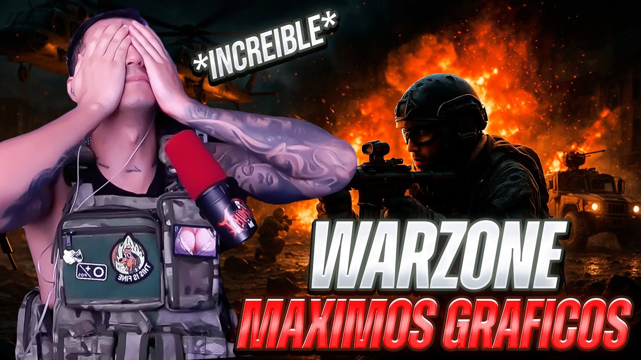 Prob&eacute; WARZONE a M&Aacute;XIMOS GR&Aacute;FICOS y me vol&oacute; la cabeza 😱| El Mu&ntilde;e