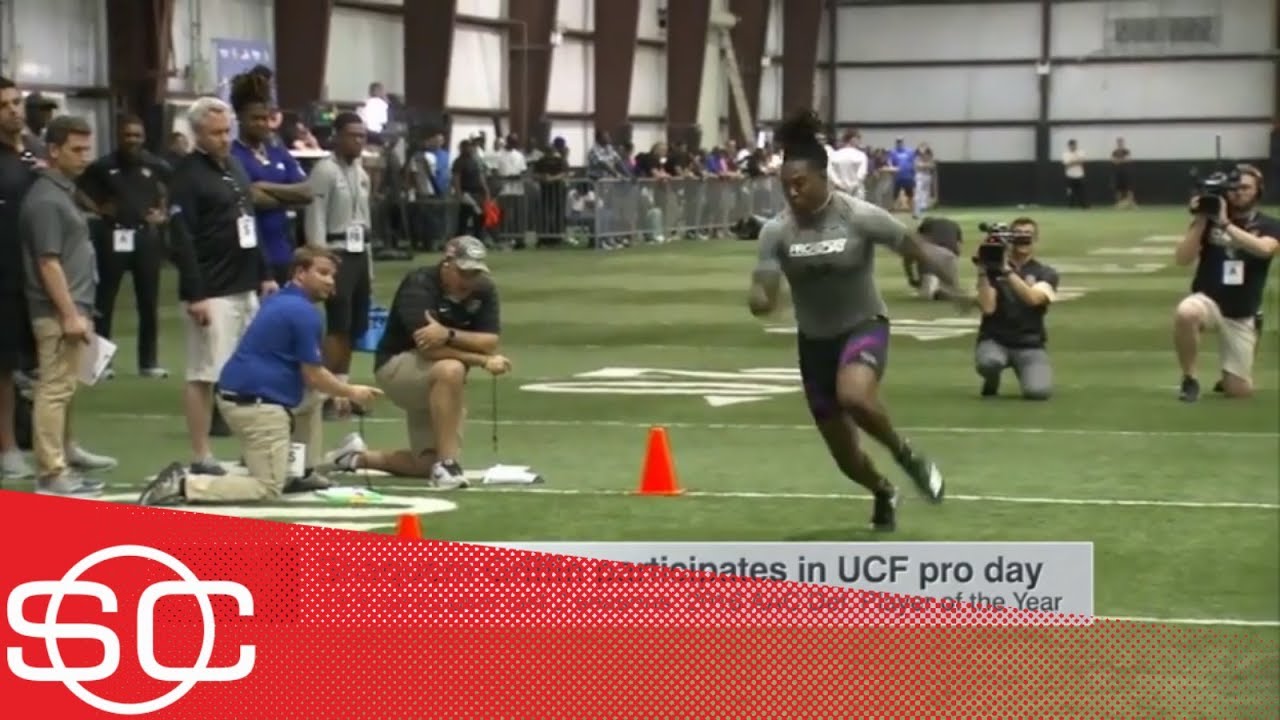 Shaquem Griffin shows off his skills during UCF pro day | SportsCenter | ESPN