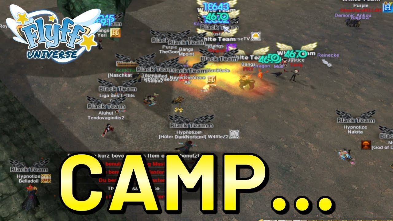 Spawn Camping... Kalgas Assault PVP Gameplay | Flyff Universe