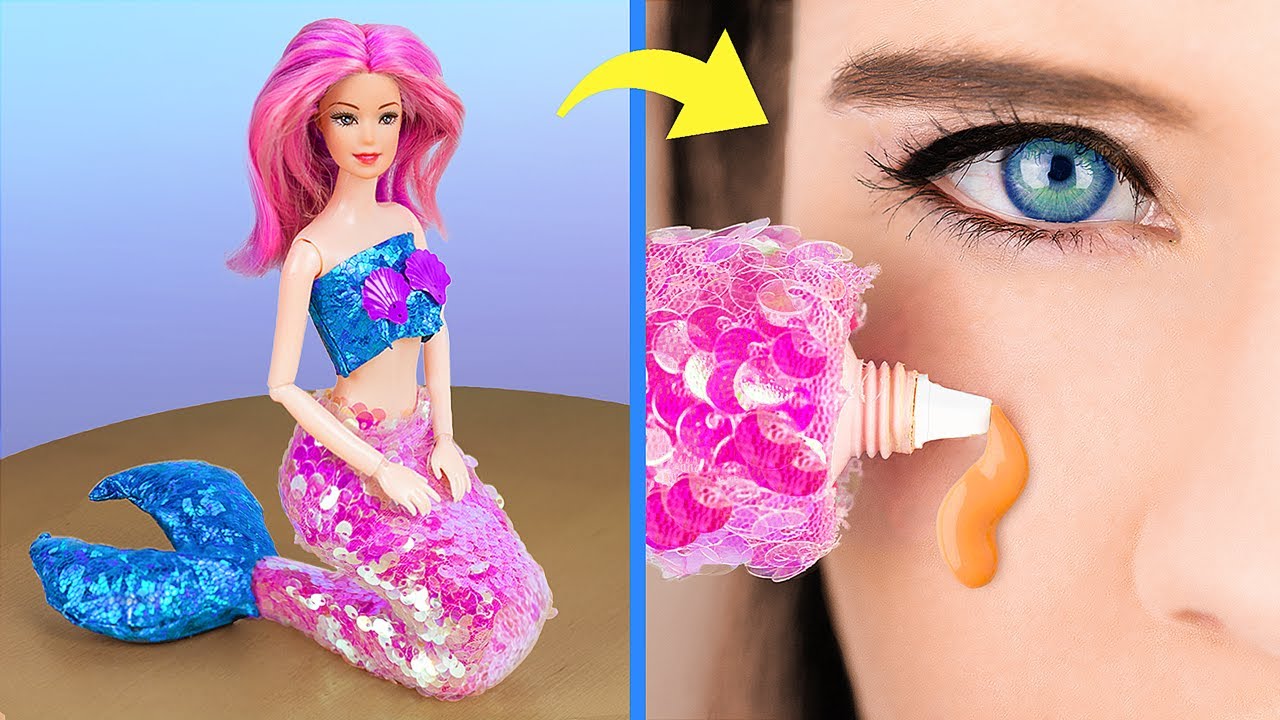 Wir Sind Nie Zu Alt F&uuml;r Puppen / 8 DIY Puppen Makeup Ideen