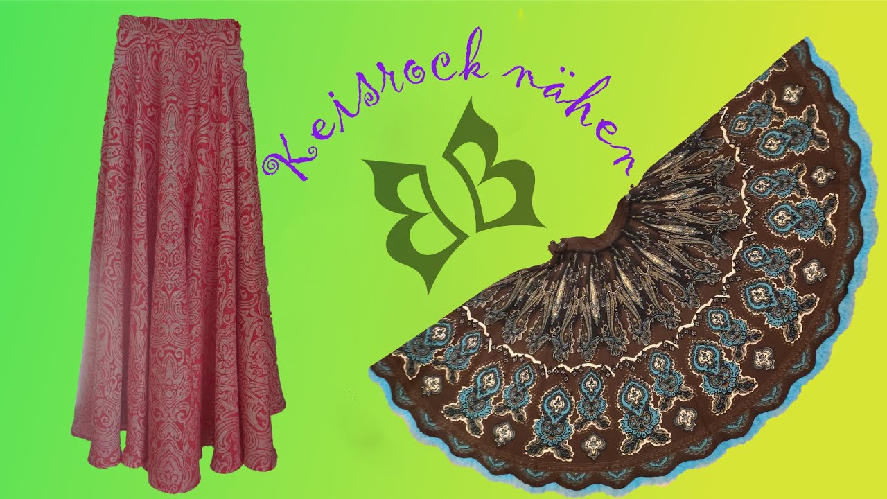 Anleitung zum Kreisrock nähen / DIY-Schritt für Schritt Nähanleitung