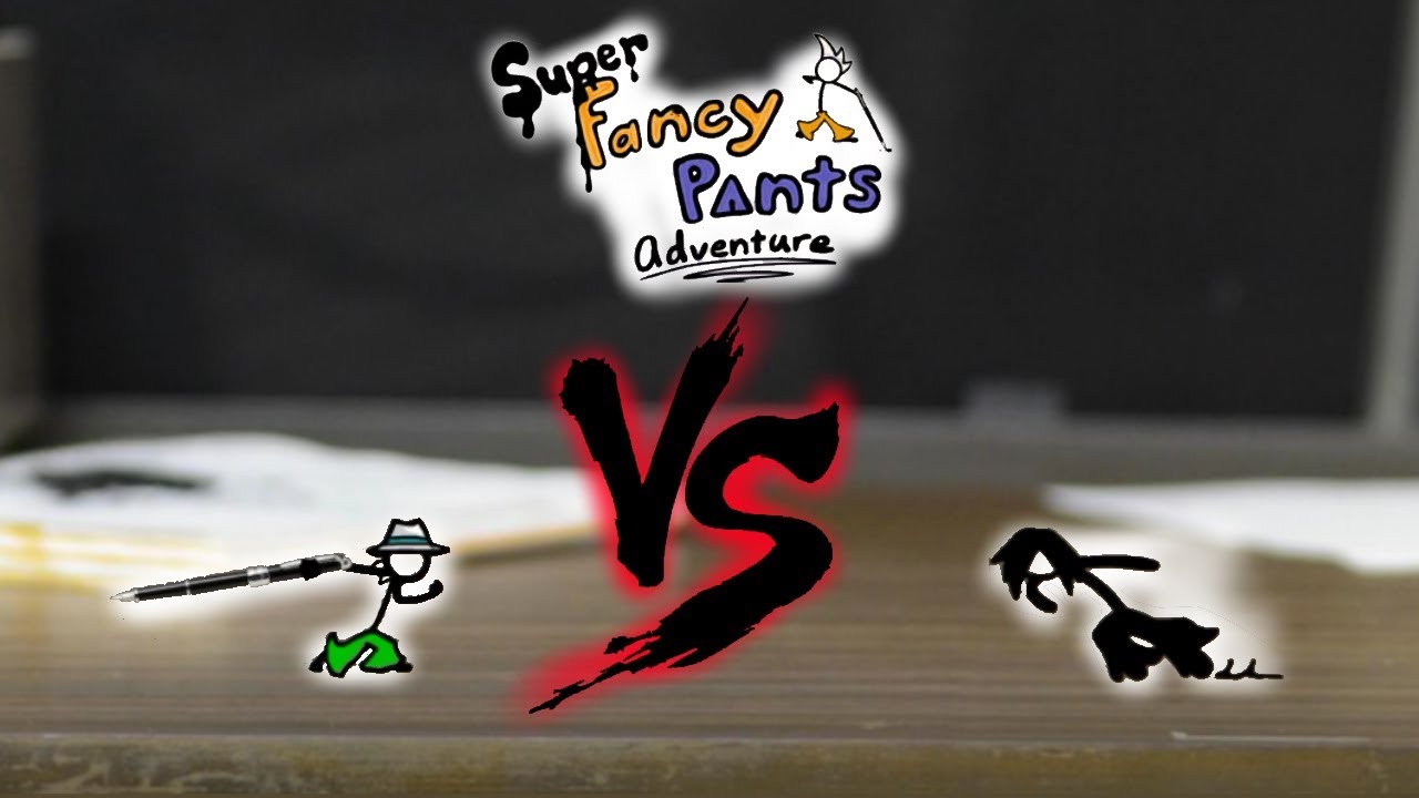 Super Fancy Pants Adventure - O doppelganger de tinta - Boss fight