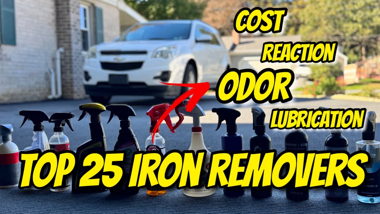 I Tested The TOP 25 BEST Iron Removers On The Market- Watch This To Know Which One To Buy! 👀
