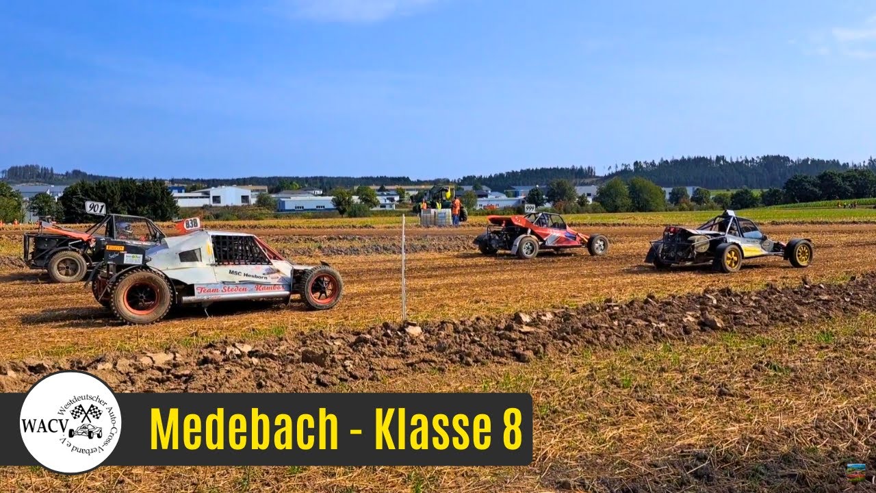 AUTOCROSS Medebach (D) 2024 - Klasse 8 WACV: Alle Läufe (HD)
