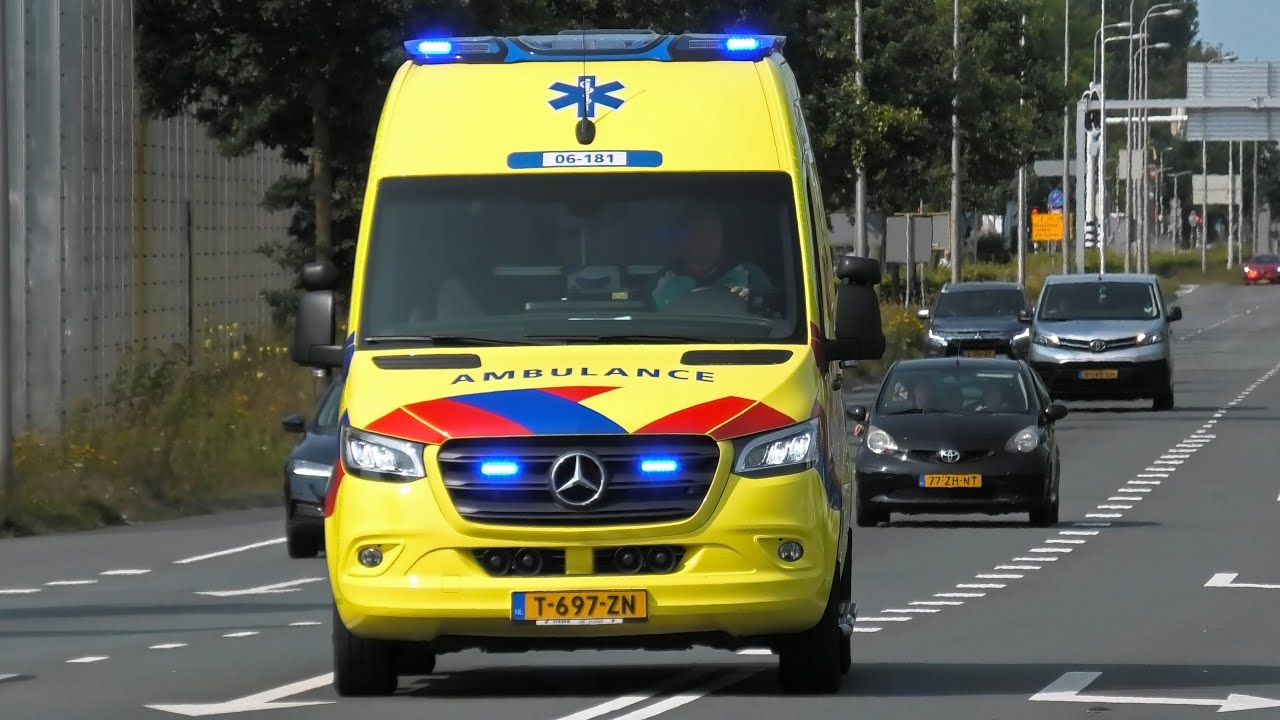 MMT Inzet in Elspeet | Politie, Ambulance 06-181 Harderwijk + Lifeliner 3 PH-LLN met spoed in Zwolle
