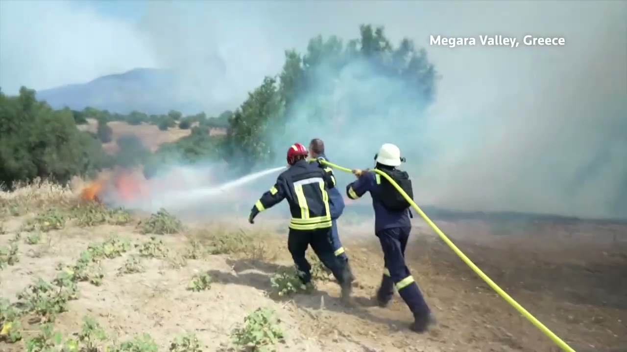 Two dead in Greece firefighting helicopter collision