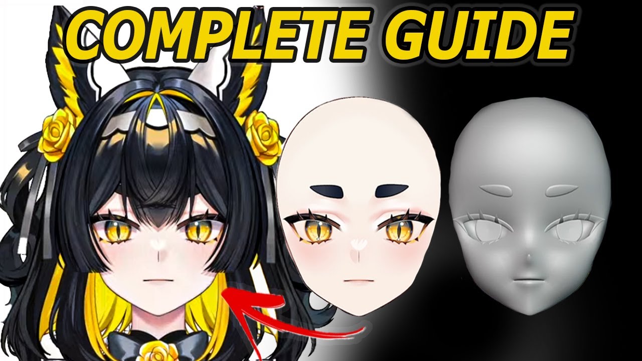 How To Model 3D Anime Heads Using Front Reference - Blender Guide