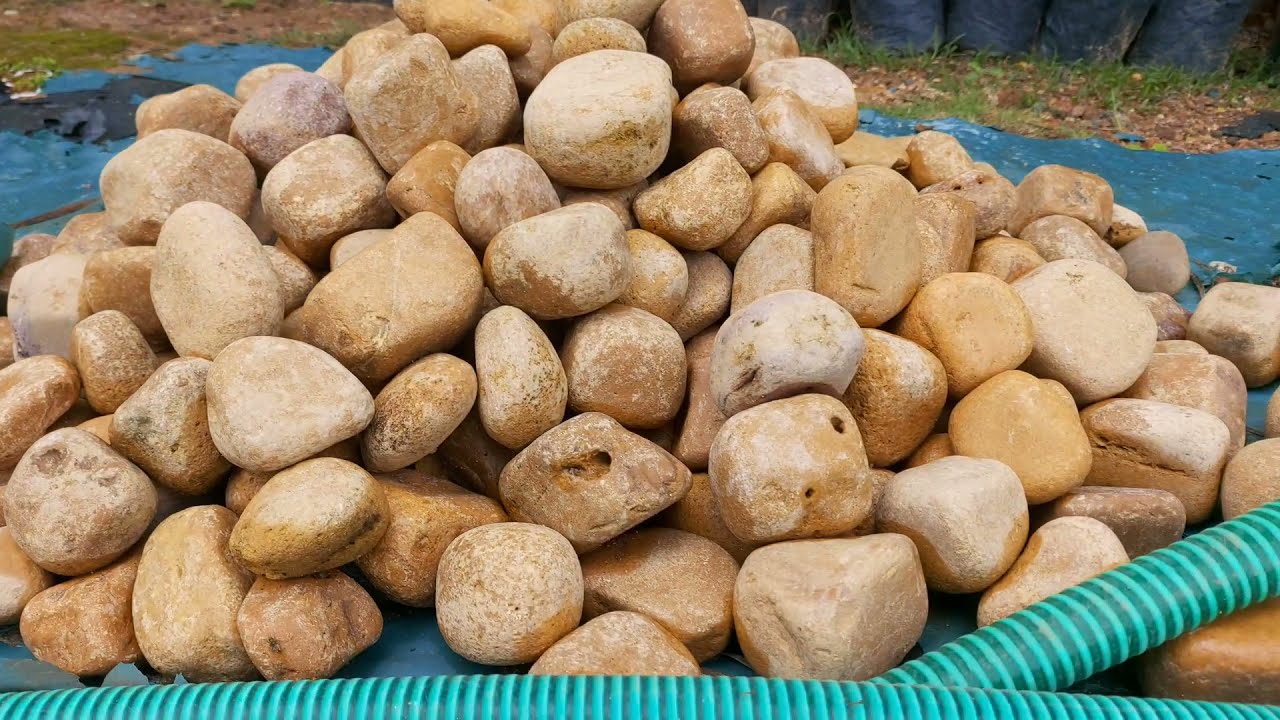 RIVER PEBBLES/LANDSCAPE variety types of rock in thattathumala