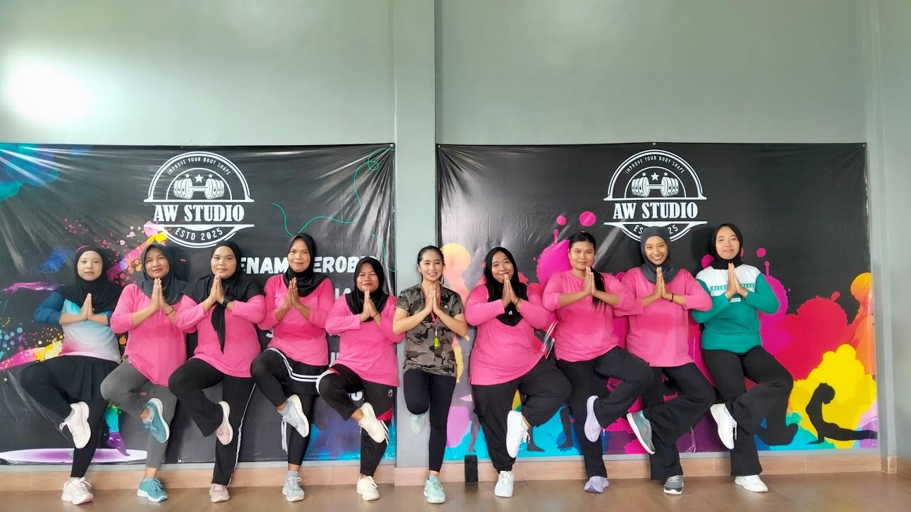 AEROBIK BAJU PINK 🩷🩷