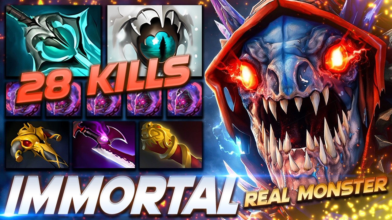 Slark 28 KILLS Real Monster - Dota 2 Pro Gameplay [Watch & Learn]