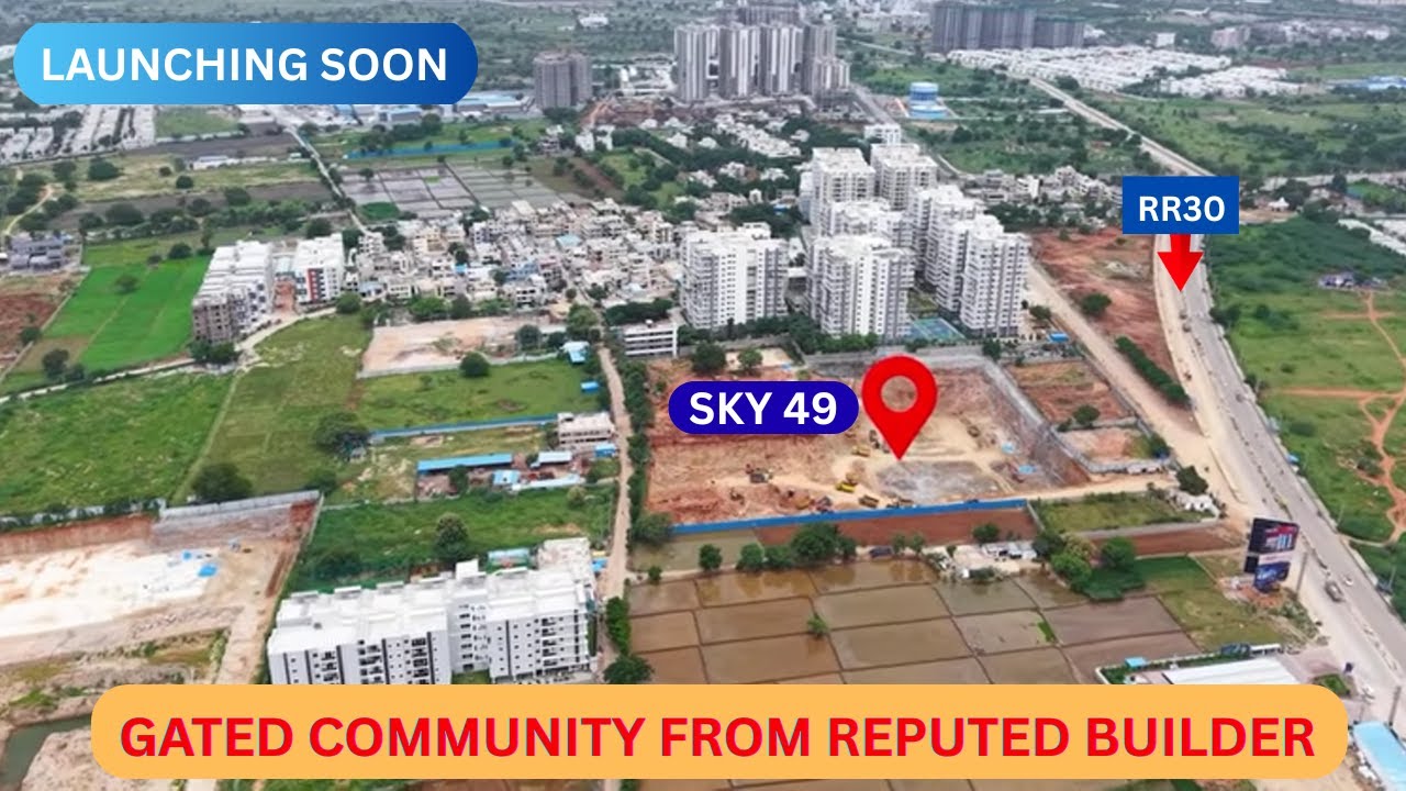 UPCOMING - Luxury Gated Community | 5500/- per sft  OTP | West Hyderabad