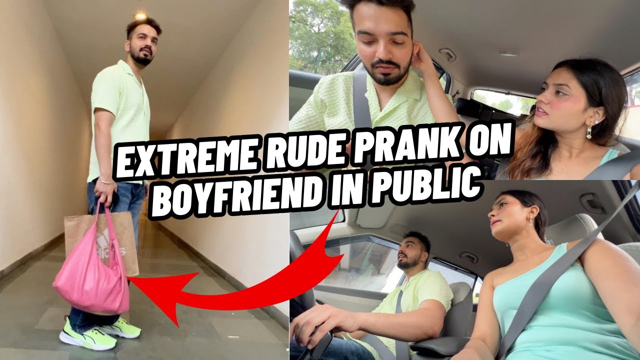 EXTREME RUDE PRANK ON BOYFRIEND IN PUBLIC💔SIMAR NE MUJHSE BREAK UP KR LIYA😭 #youtuber #prank #vlogs