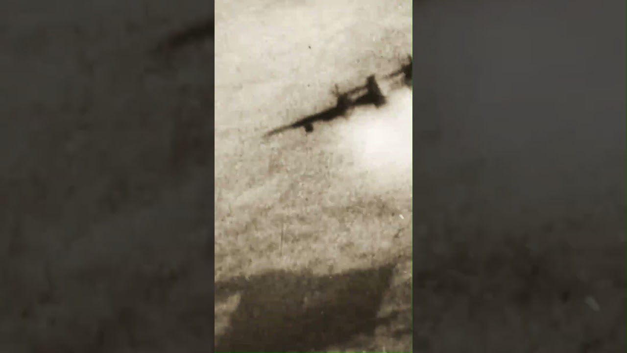 Messerschmitt Bf 110 Shot Down By a P-47 and Crew Bail Out 