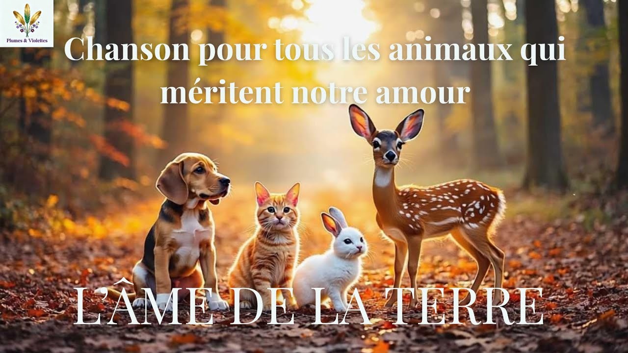 L'Âme de la Terre 🐾💜 | Chanson pour tous les animaux qui méritent notre amour