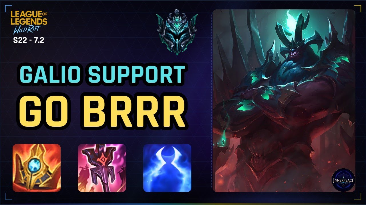 I Made Galio Support Move at Lightning Speed | Wild Rift