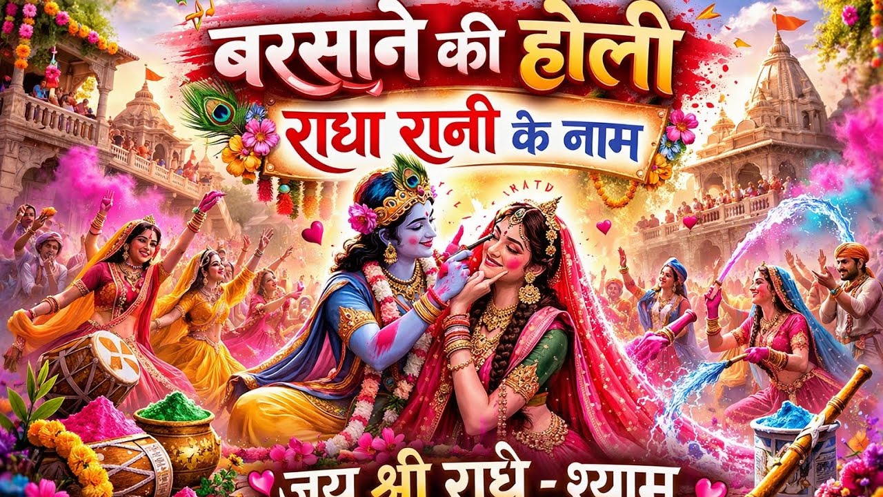 बरसाने की होली राधा रानी के नाम | राधा रानी होली सॉन्ग 2026 | 2026  superhit holi song