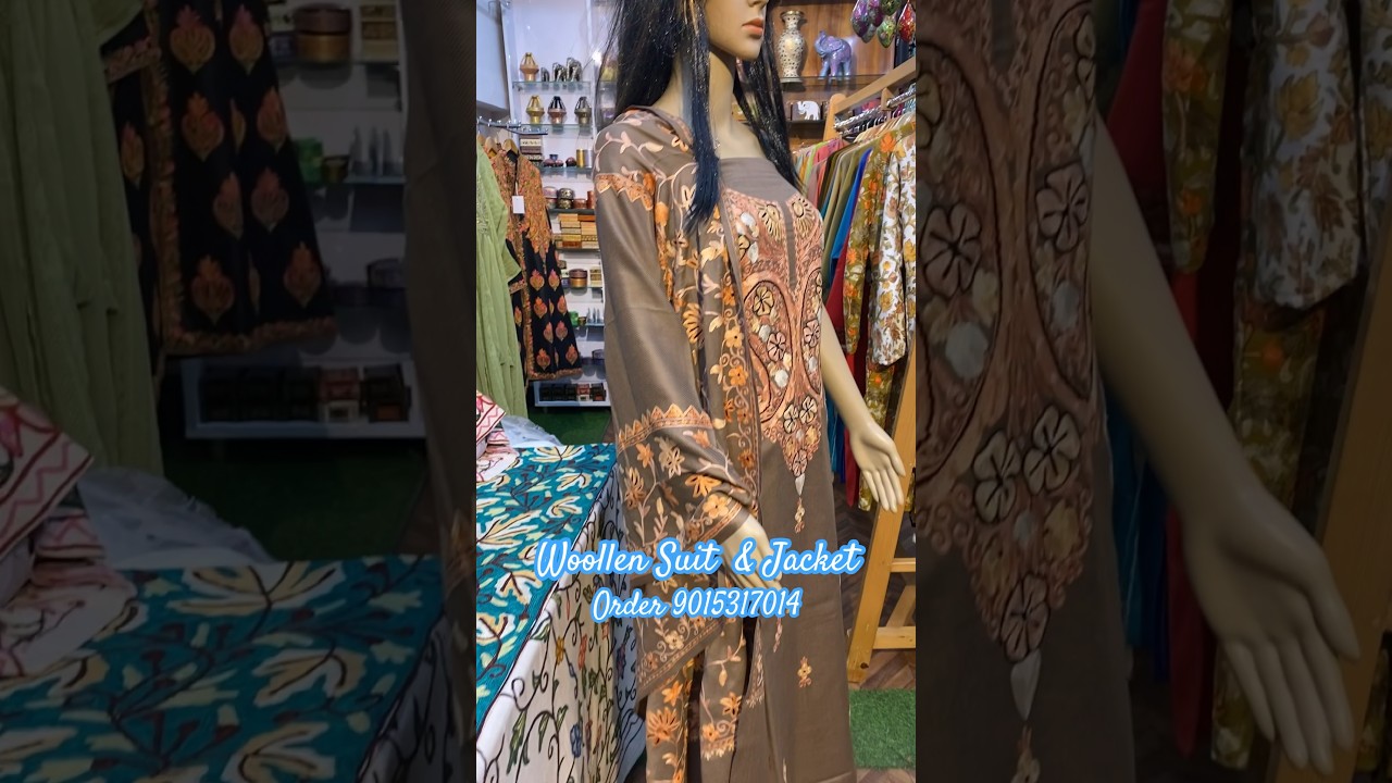 Kashmiri Winter Suit And Silk Jacket #kashmirisuits #woollensuits #kashmirijackets #shorts