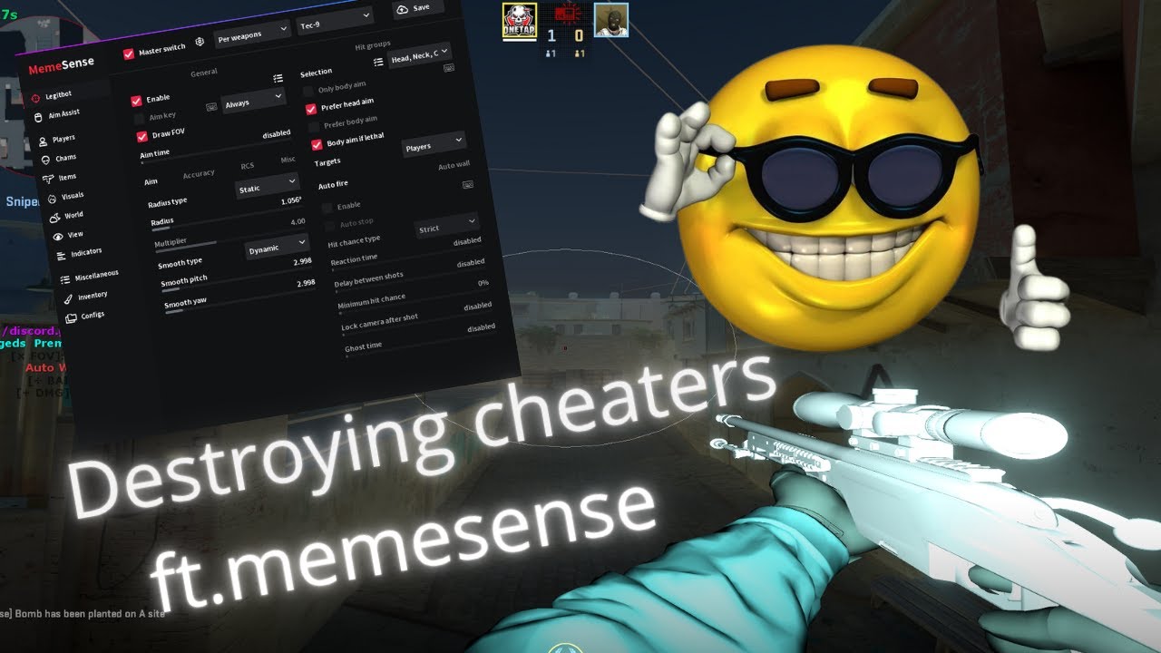 #cs2 semi-rage highlights ft.memesense.gg #2 wingman